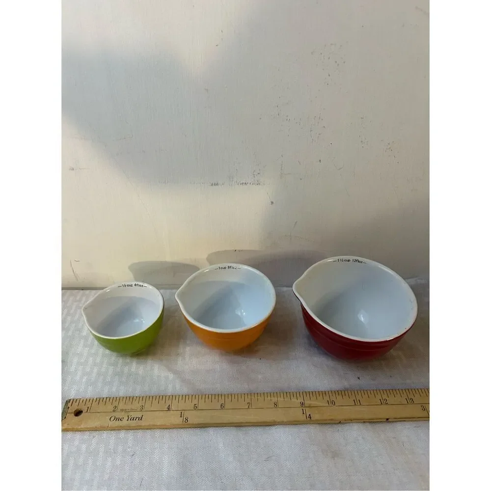 3 Sandra Lee glass measuring cups replacements
